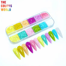 Load image into Gallery viewer, Kawaii Macaroon Color Chunky Glitter