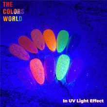 Load image into Gallery viewer, Summer Color Rainbow Neon color Finer Glitter