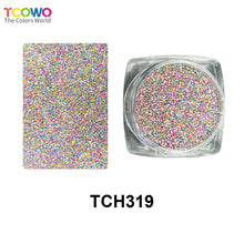 Load image into Gallery viewer, TCT-686 & TCT-684 High Temperature Resistant Metallic Aluminium Glitter Powder Heat Resistant Pigment for Plastic Injection Crafts 0.2mm Colourful Hexagon Aluminum Glitter with MSDS Certification