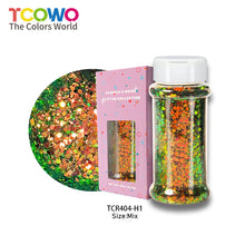 Load image into Gallery viewer, TCT-920 Chunky Chameleon Multichrome Color Shifting Glitter Powder in Shaker Bottle for DIY Crafts, Manicure & Epoxy Resin