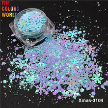 Load image into Gallery viewer, Snowflake Sequins Xmas Glitter
