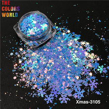 Load image into Gallery viewer, Snowflake Sequins Xmas Glitter