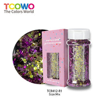 Load image into Gallery viewer, TCT-920 Chunky Chameleon Multichrome Color Shifting Glitter Powder in Shaker Bottle for DIY Crafts, Manicure & Epoxy Resin