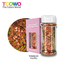 Load image into Gallery viewer, TCT-920 Chunky Chameleon Multichrome Color Shifting Glitter Powder in Shaker Bottle for DIY Crafts, Manicure & Epoxy Resin