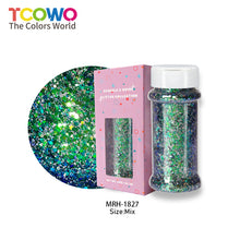 Load image into Gallery viewer, TCT-920 Chunky Chameleon Multichrome Color Shifting Glitter Powder in Shaker Bottle for DIY Crafts, Manicure & Epoxy Resin