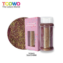 Load image into Gallery viewer, TCT-920 Chunky Chameleon Multichrome Color Shifting Glitter Powder in Shaker Bottle for DIY Crafts, Manicure & Epoxy Resin