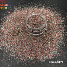 Load image into Gallery viewer, TCT-887 Christmas Sparkle Biodegradable Glitter - Eco-Friendly Non-Toxic Vegan Plant-Based Cosmetic Grade Glitter for Body Cosmetics Resin DIY Projects, TCOWO Plastic-Free Bio Glitter