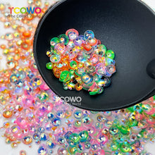 Load image into Gallery viewer, TCT-1032 Bubble Glitter Eco-Friendly Non-Toxic Polyester Chunky Beads 1mm 2mm 3mm Mix Multi Colors for DIY Nail Crafts Snowglobe Cups Face Body Decoration Wholesale Factory Supply