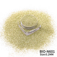 Load image into Gallery viewer, TCT-955 Cosmetics Biodegradable Fine Glitter, TCOWO Cosmetic Grade Bio Glitter Powder, Non-Toxic Eco-Friendly Plant Cellulose Glitter for Lip Gloss Nail Art Body Face, Multi Colors 0.2mm 0.8mm, MSDS CPNP TUV Certified