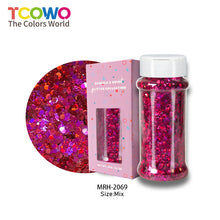 Load image into Gallery viewer, TCT-920 Chunky Chameleon Multichrome Color Shifting Glitter Powder in Shaker Bottle for DIY Crafts, Manicure & Epoxy Resin