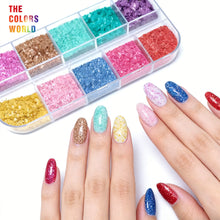 Load image into Gallery viewer, TCST-054 Non-Toxic Easter Speckle Glitter Fine Craft Sparkle for Egg Basket Greeting Card Decor 2.Easter Themed Speckle Glitter - Kid-Friendly Premium Craft Glitter for Spring DIY Ornaments