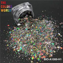Load image into Gallery viewer, Holographic Biodegradable Cosmetics Chunky Glitter