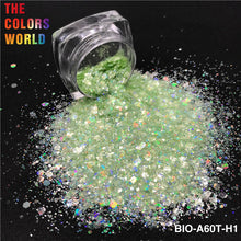 Load image into Gallery viewer, Cosmetic Grade Biodegradable Glitter Sparkle Laser Rainbow Colorful Chunky Glitter