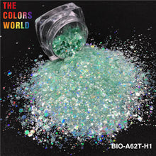 Load image into Gallery viewer, Cosmetic Grade Biodegradable Glitter Sparkle Laser Rainbow Colorful Chunky Glitter