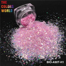 Load image into Gallery viewer, Cosmetic Grade Biodegradable Glitter Sparkle Laser Rainbow Colorful Chunky Glitter