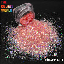 Load image into Gallery viewer, Cosmetic Grade Biodegradable Glitter Sparkle Laser Rainbow Colorful Chunky Glitter