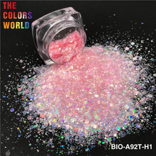 Load image into Gallery viewer, Cosmetic Grade Biodegradable Glitter Sparkle Laser Rainbow Colorful Chunky Glitter