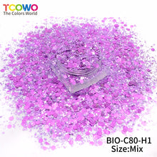 Load image into Gallery viewer, TCT-857 12 Colors Eco‑Friendly Biodegradable Glitter | Cosmetic Grade Plant‑Based Sparkle for Nails, Face, Body & Resin Crafts