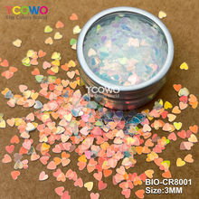Load image into Gallery viewer, TCOWO Wholesale Biodegradable Plant Cellulose Glitter 28 Colors Mix Particle Size Heart Star Snowflakes for Cosmetics Crafts Christmas Weddings Parties EU Standard MSDS TUV Certified
