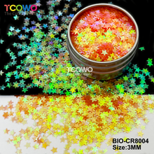 Load image into Gallery viewer, TCOWO Wholesale Biodegradable Plant Cellulose Glitter 28 Colors Mix Particle Size Heart Star Snowflakes for Cosmetics Crafts Christmas Weddings Parties EU Standard MSDS TUV Certified