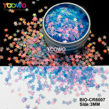 Load image into Gallery viewer, TCOWO Wholesale Biodegradable Plant Cellulose Glitter 28 Colors Mix Particle Size Heart Star Snowflakes for Cosmetics Crafts Christmas Weddings Parties EU Standard MSDS TUV Certified