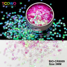 Load image into Gallery viewer, TCOWO Wholesale Biodegradable Plant Cellulose Glitter 28 Colors Mix Particle Size Heart Star Snowflakes for Cosmetics Crafts Christmas Weddings Parties EU Standard MSDS TUV Certified