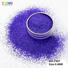 Load image into Gallery viewer, TCT-1058 Biodegradable Matte Fluorescent Glitter Eco-Friendly Vegan Cosmetic Grade Mix Chunky & 0.4mm Fine Glitter for Nail Body Face Art & Crafts