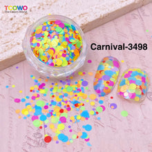 Load image into Gallery viewer, TCT-959 Holographic Chunky Glitter Mixed Size Mixed Colors PET Glitter Powder for Eyes Face Body Hair Musical Festivals Carnival Parties