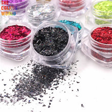 Load image into Gallery viewer, Holographic Stripe Irregular Shards Flake Glitter