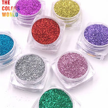 Load image into Gallery viewer, TCT-852 TCOWO Eco-Friendly Biodegradable Glitter Powder Plant Cellulose Cosmetic Grade 0.2mm Hexagon Shining Sparkle for Face Eye Nail Hair Crafts Halloween Christmas Wedding Shoes Tumbler Wholesale