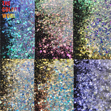 Load image into Gallery viewer, High Brightness White Rainbow Colorful Mermaid Sparkle Glitter