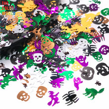 Load image into Gallery viewer, TCT-854 Halloween Pumpkin Ghost Skull Cat Shape Sequins Glitter Festival Party Decorations