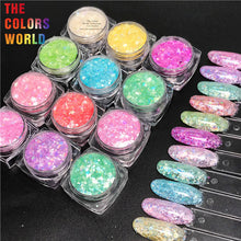 Load image into Gallery viewer, Cosmetic Grade Biodegradable Glitter Sparkle Laser Rainbow Colorful Chunky Glitter