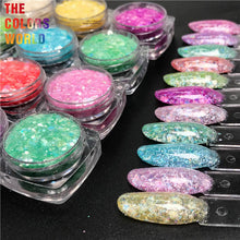 Load image into Gallery viewer, Cosmetic Grade Biodegradable Glitter Sparkle Laser Rainbow Colorful Chunky Glitter
