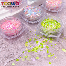 Load image into Gallery viewer, TCT-931 12 Colors Macaron Heart Star Glitter Sequins Non-Toxic BOPET for Tumbler Resin Nail Festival Crafts