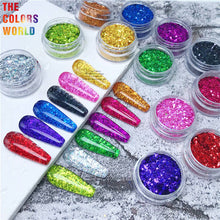 Load image into Gallery viewer, Holographic Stripe Chunky Glitter