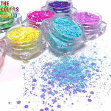 Load image into Gallery viewer, Pearlescent Iridescent Chunky Glitter