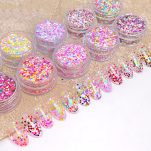 Load image into Gallery viewer, TCT-893 Smallest Love Heart Mix Glitter 1MM - Non-Toxic Shimmer for DIY, Nail Art, Cosmetics & Festival