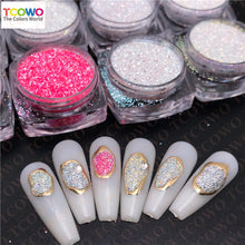 Load image into Gallery viewer, TCT-898 | High Grade Polyester Hexagon Fine Glitter Bulk Non-Toxic Holographic Iridescent Rainbow Pearl Color Sparkly Glitter