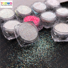 Load image into Gallery viewer, TCT-898 | High Grade Polyester Hexagon Fine Glitter Bulk Non-Toxic Holographic Iridescent Rainbow Pearl Color Sparkly Glitter