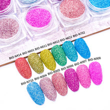 Load image into Gallery viewer, TCT-955 Cosmetics Biodegradable Fine Glitter, TCOWO Cosmetic Grade Bio Glitter Powder, Non-Toxic Eco-Friendly Plant Cellulose Glitter for Lip Gloss Nail Art Body Face, Multi Colors 0.2mm 0.8mm, MSDS CPNP TUV Certified