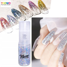 Load image into Gallery viewer, TCT-907 Holographic Irregular Shards Body Glitter Spray Laser Shimmer Powder for Face Hair Nail Skin Party Makeup