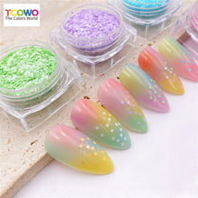 Load image into Gallery viewer, TCT-915 | 1MM White Macaroon Kawaii Star Glitter Sequin for Nail Art Makeup Crafts DIY Tumbler Epoxy Resin - Non-Toxic Shining Glitter by TCOWO