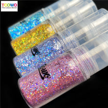 Load image into Gallery viewer, TCT-907 Holographic Irregular Shards Body Glitter Spray Laser Shimmer Powder for Face Hair Nail Skin Party Makeup