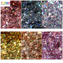 Load image into Gallery viewer, TCT-907 Holographic Irregular Shards Body Glitter Spray Laser Shimmer Powder for Face Hair Nail Skin Party Makeup