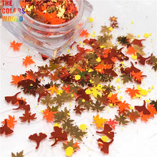 Load image into Gallery viewer, Autumn Maple Leaf Glitter
