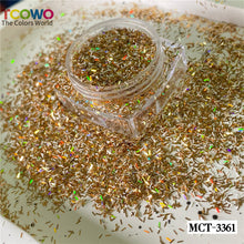 Load image into Gallery viewer, TCT-928 Mix Colors Strip Glitter Tinsel Epoxy Resin Glitter for Nails Art Manicure Tumbler Card Making Crafts Nail Gel, Non-Toxic Shining BOPET Glitter Sequins with MSDS Certification