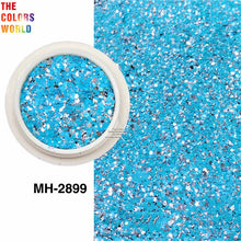 Load image into Gallery viewer, Nails And Hair Glitter Mix Sliver Foil