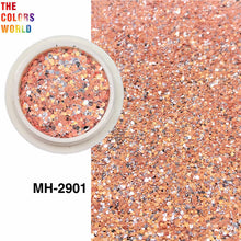 Load image into Gallery viewer, Nails And Hair Glitter Mix Sliver Foil