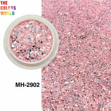 Load image into Gallery viewer, Nails And Hair Glitter Mix Sliver Foil